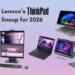 Линейка Lenovo ThinkPad 2026: от ноутбуков до моноблока с двойным экраном