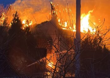 На Донеччині вогнеборці врятували жінку після влучання FPV-дрона в житловий будинок – ДСНС