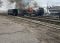 На Миколаївщині ворог атакував безпілотником порожній поїзд, що прибув на техобслуговування, поранено працівника УЗ