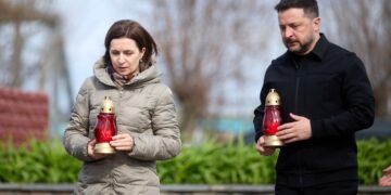 Зеленський і Санду вшанували пам’ять ліквідаторів аварії на ЧАЕС